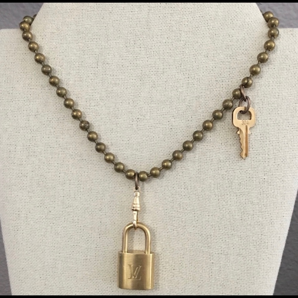 Upcycled Louis Vuitton Necklace